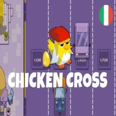 Chicken Cross logo – Casino Games by Upgaming at Rollflame Casino