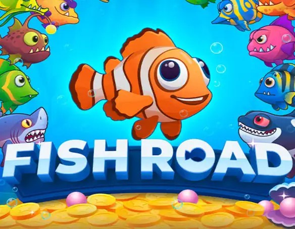 Fish Road logo – Casino Games by InOut at Rollflame Casino