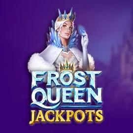 Frost Queen Jackpots by Yggdrasil, showcased at rollflame.casino – game logo