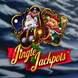 Jingle Jackpots casino game by Dragon Gaming – featured logo at Rollflame Casino