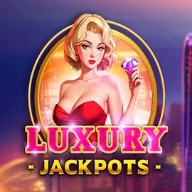 Luxury Jackpots logo by Triple Cherry at Rollflame Casino