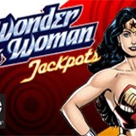Wonder Woman Jackpots game by Amaya – logo hosted on Rollflame Casino